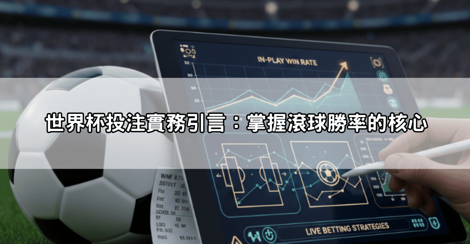 世界杯投注實務引言：掌握滾球勝率的核心