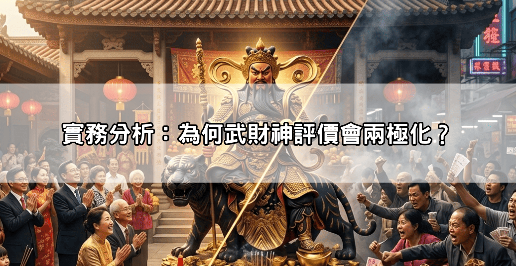 實務分析：為何武財神評價會兩極化？